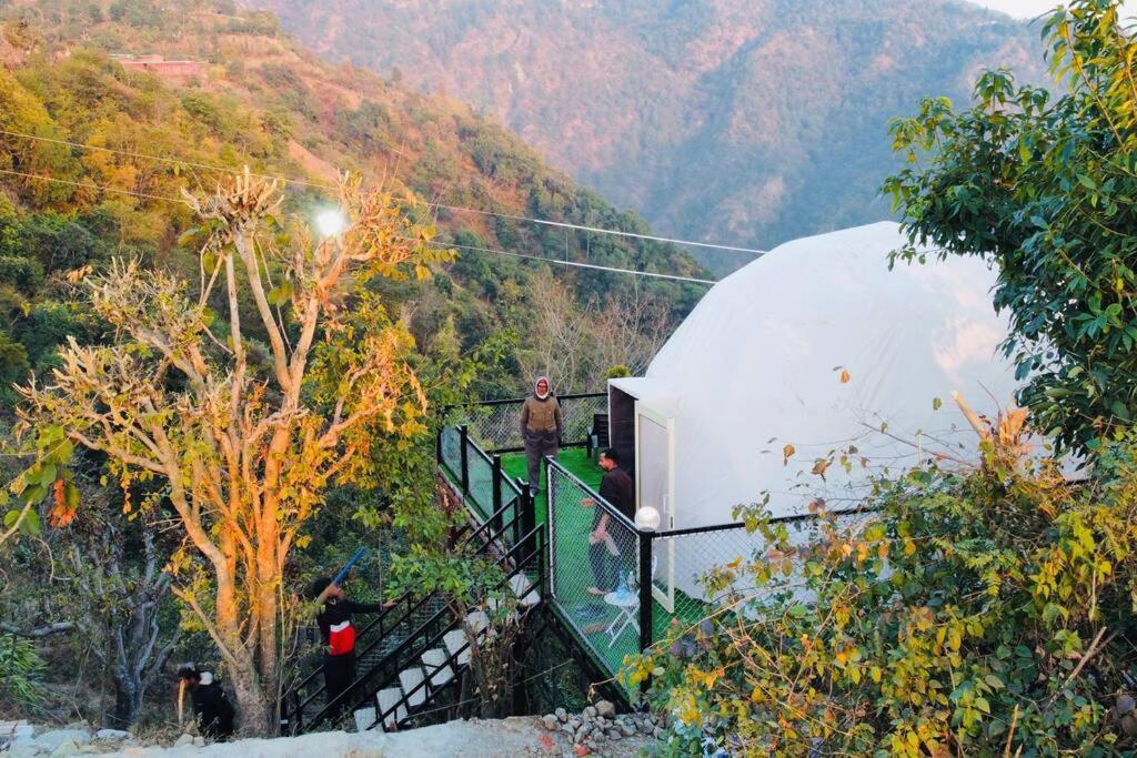 Gadeni Stays - Glamping Dome At Nainital Bhīm Tāl Exterior foto